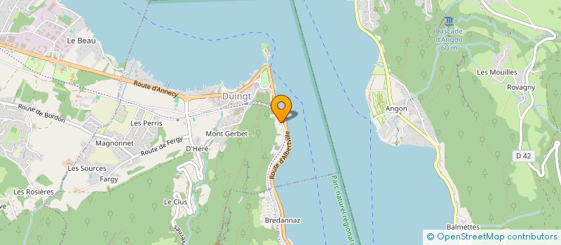 localisation de l'entreprise MONSIEUR NINO SNAIDERO  DUINGT