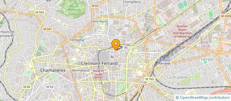 localisation de l'entreprise MONSIEUR NINO SPANU à CLERMONT-FERRAND