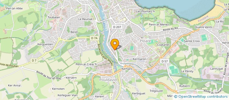 localisation de l'entreprise MONSIEUR NIOLAS TANGUY  DOUARNENEZ