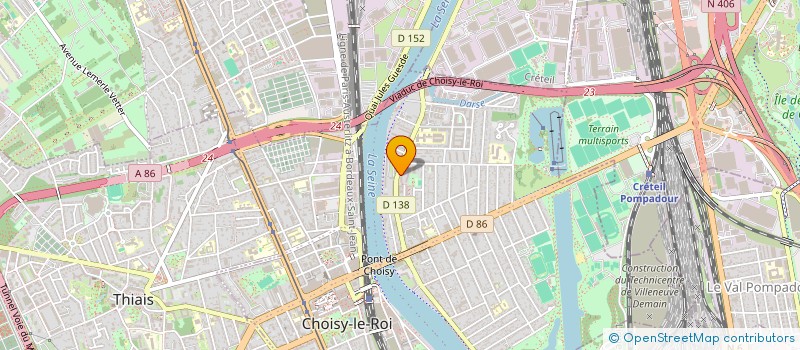 localisation de l'entreprise MONSIEUR NIORO MAGASSA  CHOISY-LE-ROI