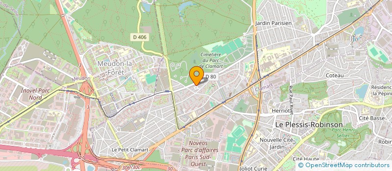 localisation de l'entreprise MONSIEUR NIOUKOUSSA TAMEGA à CLAMART