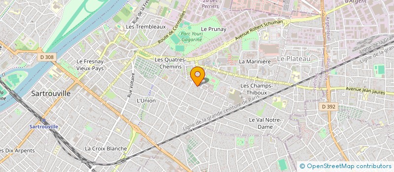 localisation de l'entreprise MONSIEUR NIRAVI MEAS  SARTROUVILLE