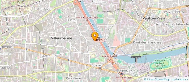 localisation de l'entreprise MONSIEUR NIREEL ELISSAH  VILLEURBANNE