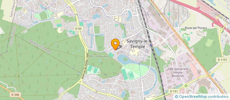 localisation de l'entreprise MONSIEUR NIROSAN SIVARASA  SAVIGNY-LE-TEMPLE