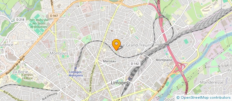 localisation de l'entreprise MONSIEUR NIRSOIH IBRAHIMA à LIMOGES