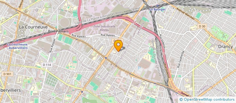 localisation de l'entreprise MONSIEUR NISAR DAWLATZAI  LA COURNEUVE