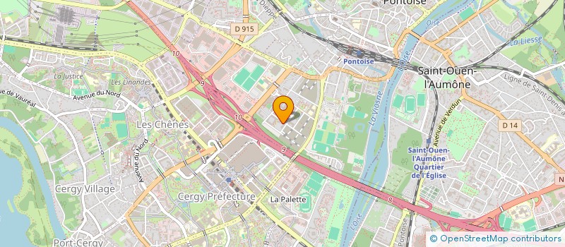 localisation de l'entreprise MONSIEUR NISHANTH THAVARAJAH  PONTOISE