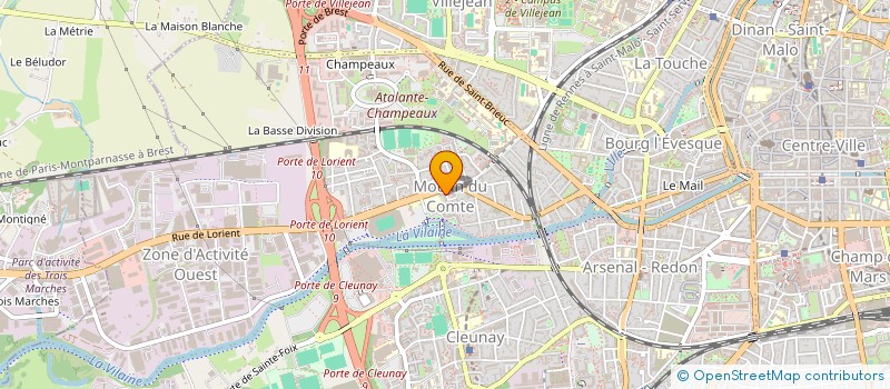 localisation de l'entreprise MONSIEUR NISSI DISOLOKELE-DIAMBU  RENNES