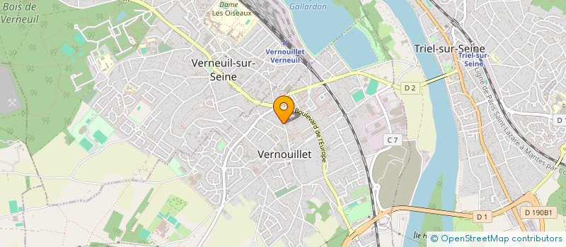 localisation de l'entreprise MONSIEUR NISSI IBANGO MVUDISA à VERNOUILLET