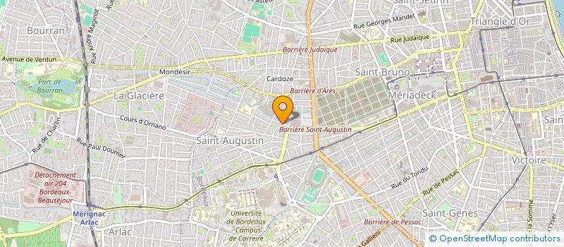 localisation de l'entreprise MONSIEUR NISSIMANE BACAR  BORDEAUX