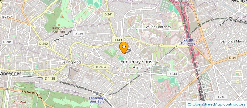 localisation de l'entreprise MONSIEUR NIVALDO DOS SANTOS BARBOSA MOREIRA à FONTENAY-SOUS-BOIS