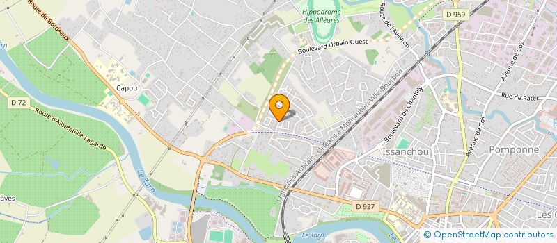 localisation de l'entreprise MONSIEUR NIWAR HUSSEIN AHMED  MONTAUBAN