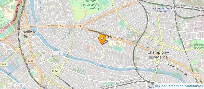 localisation de l'entreprise MONSIEUR NIXON LOUIS à CHAMPIGNY-SUR-MARNE