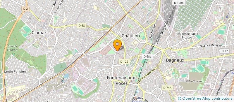 localisation de l'entreprise MONSIEUR NIZAM ASSOUMANI à CHATILLON
