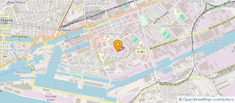 localisation de l'entreprise MONSIEUR NIZAM NAZARI  LE HAVRE