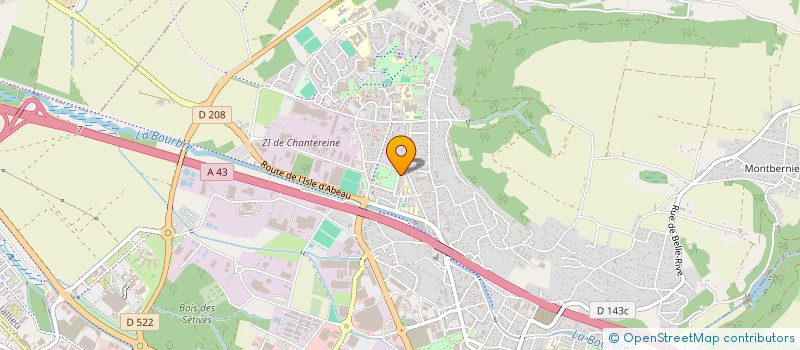 localisation de l'entreprise MONSIEUR NIZAMETTIN ALTIOK  BOURGOIN-JALLIEU