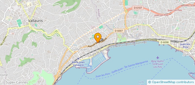 localisation de l'entreprise MONSIEUR NIZAMETTIN KOC à VALLAURIS