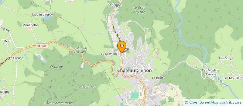 localisation de l'entreprise MONSIEUR NIZAMETTIN KOCABEY à CHATEAU-CHINON (VILLE)