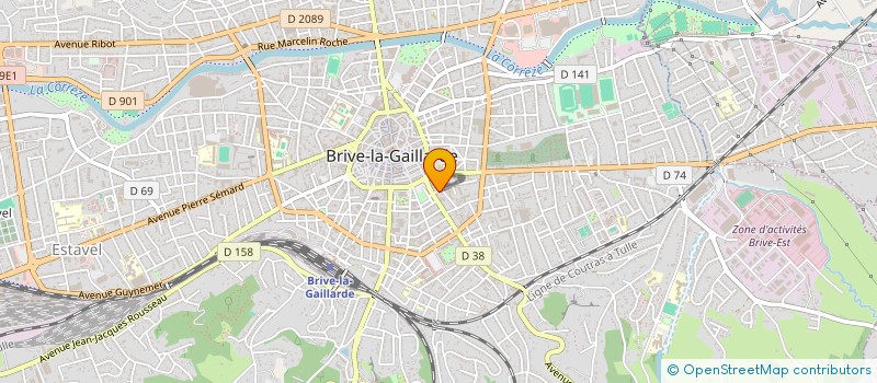 localisation de l'entreprise MONSIEUR NIZAMUDDIN SHIRZAD  BRIVE-LA-GAILLARDE