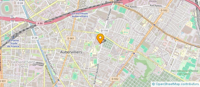 localisation de l'entreprise MONSIEUR NIZAMUL SHEK  AUBERVILLIERS