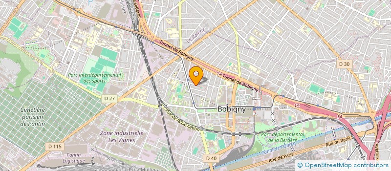 localisation de l'entreprise MONSIEUR NIZAR ACHOUR  BOBIGNY