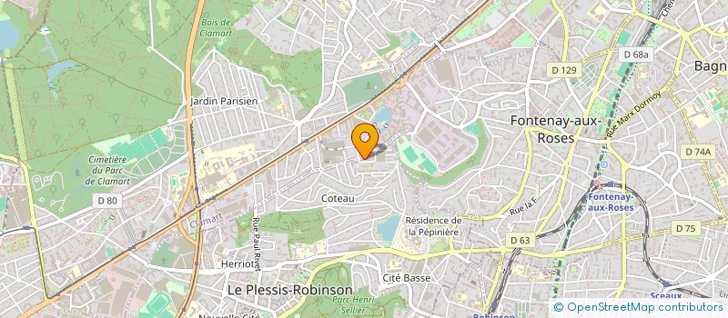 localisation de l'entreprise MONSIEUR NIZAR BEN DHIAB  LE PLESSIS-ROBINSON