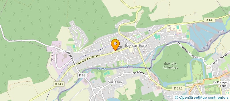 localisation de l'entreprise MONSIEUR NIZAR BOUAOUAJA  EZY-SUR-EURE