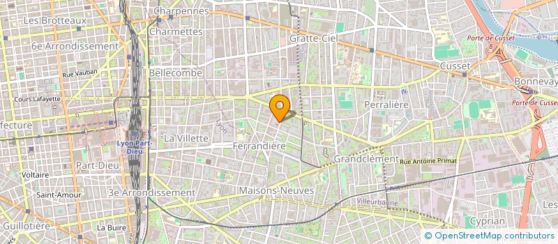 localisation de l'entreprise MONSIEUR NIZAR CHIKHAOUI  VILLEURBANNE