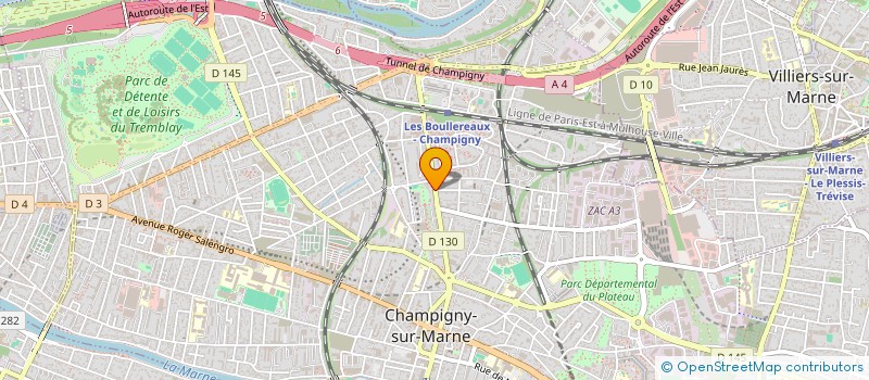 localisation de l'entreprise MONSIEUR NIZAR CHOUAT  CHAMPIGNY-SUR-MARNE