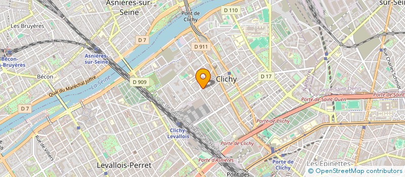 localisation de l'entreprise MONSIEUR NIZAR GALLAS à CLICHY