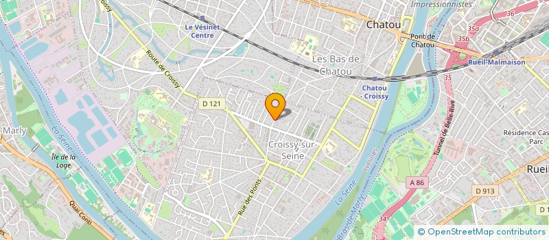 localisation de l'entreprise MONSIEUR NIZAR GMATI  CROISSY-SUR-SEINE