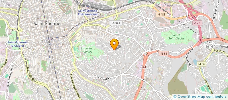 localisation de l'entreprise MONSIEUR NIZAR HAOUES  SAINT-ETIENNE