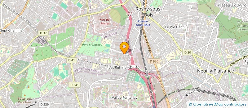 localisation de l'entreprise MONSIEUR NIZAR KHALIFA  MONTREUIL