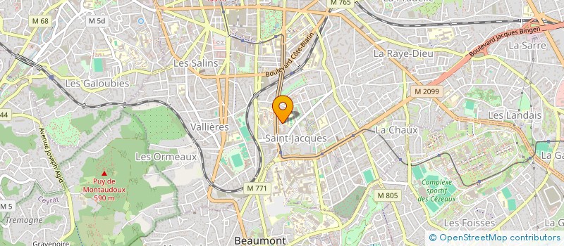 localisation de l'entreprise MONSIEUR NIZAR MAATOUG  CLERMONT-FERRAND