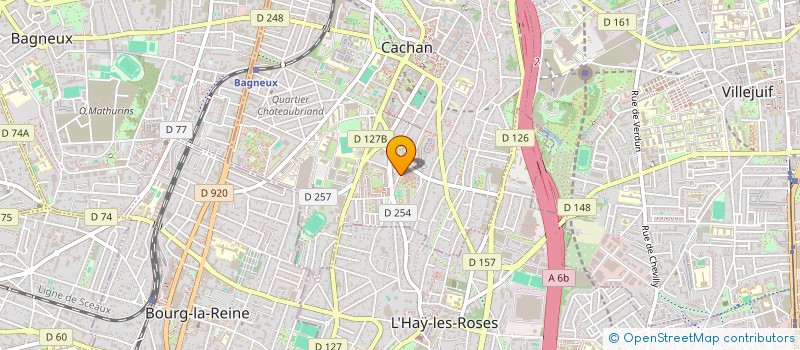 localisation de l'entreprise MONSIEUR NIZAR ZNATI  CACHAN