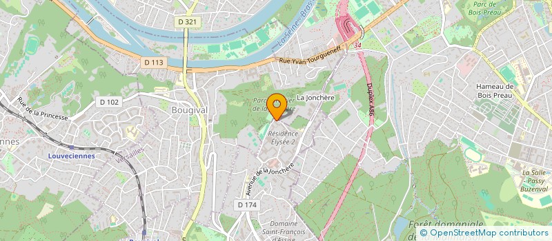 localisation de l'entreprise MONSIEUR NIZARE IBN-LARBI  LA CELLE-SAINT-CLOUD