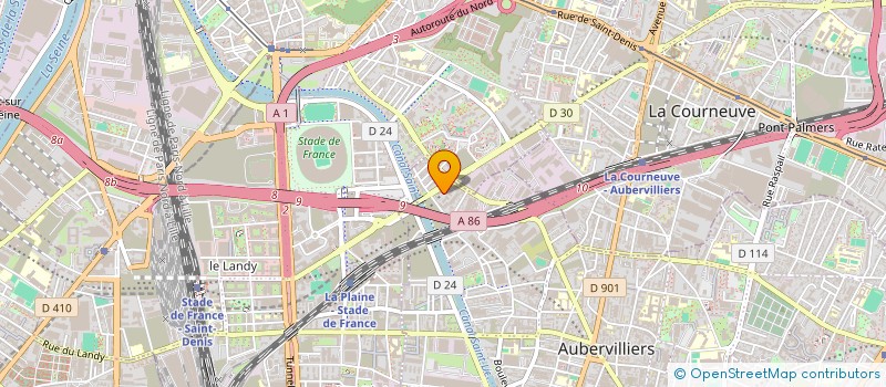 localisation de l'entreprise MONSIEUR NIZARI ABDOU à AUBERVILLIERS
