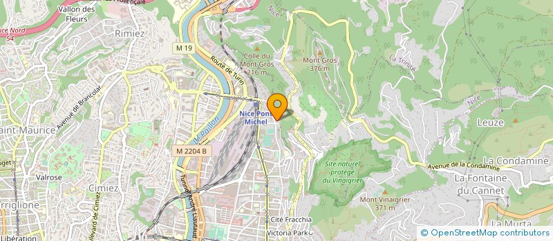 localisation de l'entreprise MONSIEUR NIZZAR HELIN à NICE