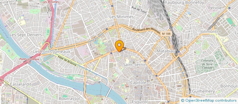 localisation de l'entreprise MONSIEUR NJIKAM ABDEL AZIZ KOUOTOU à TOULOUSE