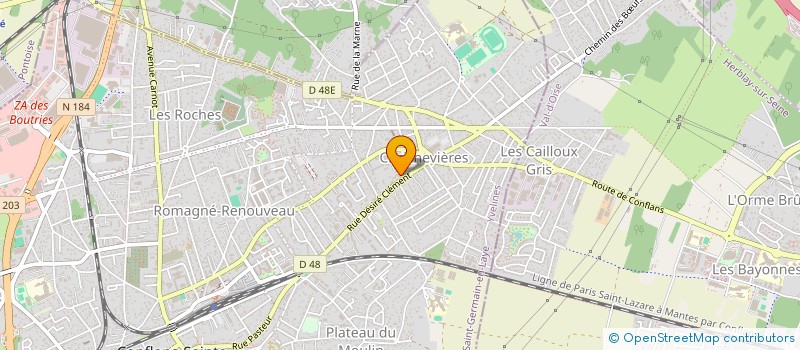 localisation de l'entreprise MONSIEUR NJIKY OSWALD NJIKY NEWMAN  CONFLANS-SAINTE-HONORINE