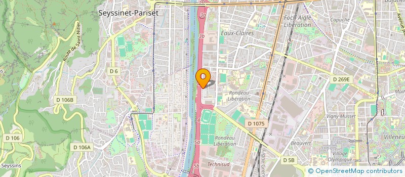 localisation de l'entreprise MONSIEUR NKACHUKWU EZEANYAECHE à GRENOBLE