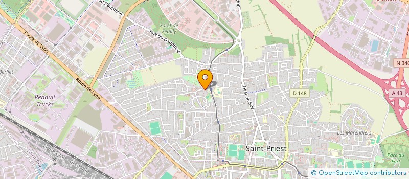 localisation de l'entreprise MONSIEUR NKANU KEMBO  SAINT-PRIEST