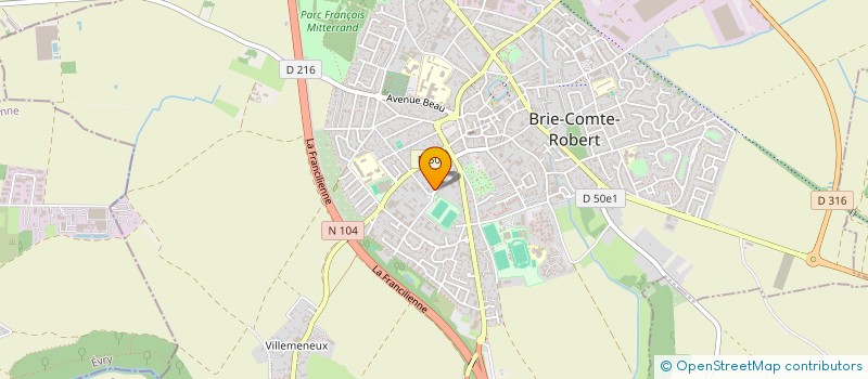 localisation de l'entreprise MONSIEUR NKANU KIESE  BRIE-COMTE-ROBERT