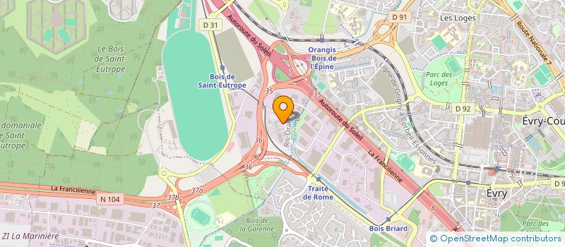 localisation de l'entreprise MONSIEUR NKULA MAHAMAT  RIS-ORANGIS