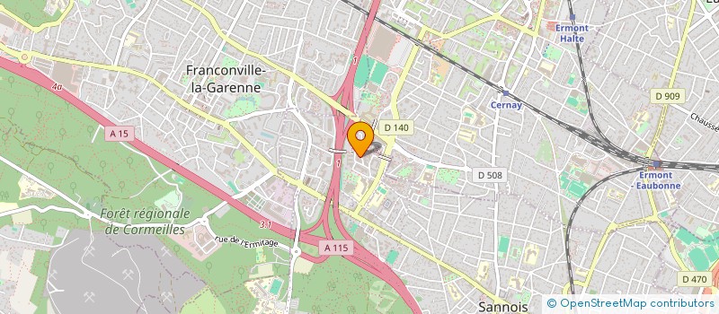 localisation de l'entreprise MONSIEUR NOA AKIN GBEJUADE BOGAT à SANNOIS