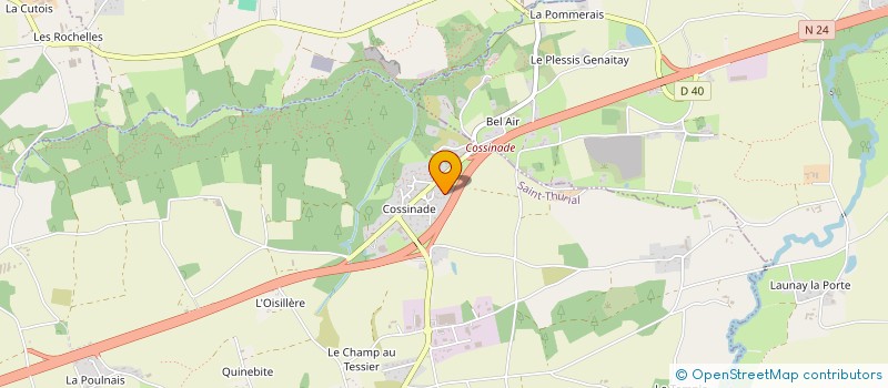 localisation de l'entreprise MONSIEUR NOA BALLOUARD-BOURRE  SAINT-THURIAL