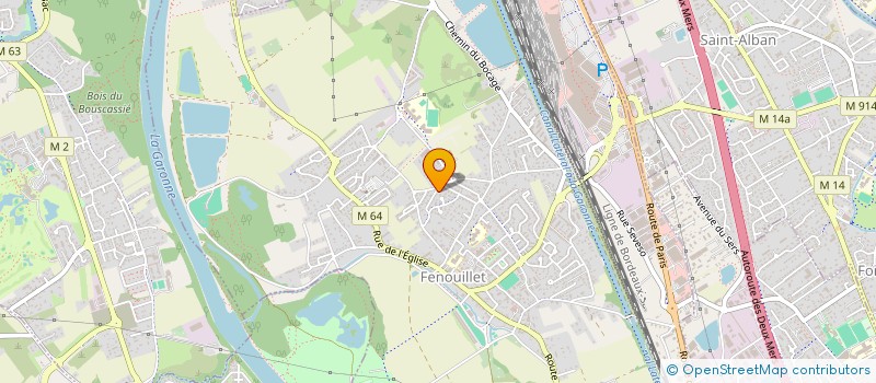 localisation de l'entreprise MONSIEUR NOA BENITEZ  FENOUILLET