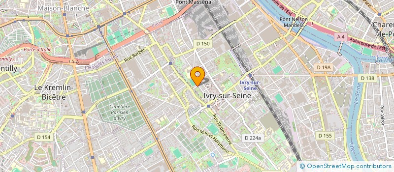 localisation de l'entreprise MONSIEUR NOA BENJAMEN  IVRY-SUR-SEINE