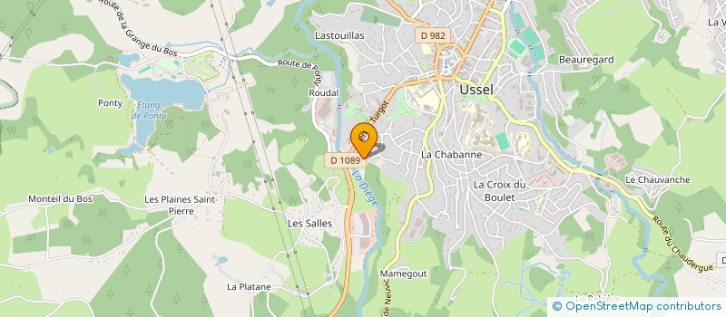 localisation de l'entreprise MONSIEUR NOA BETITO TABOKO  USSEL