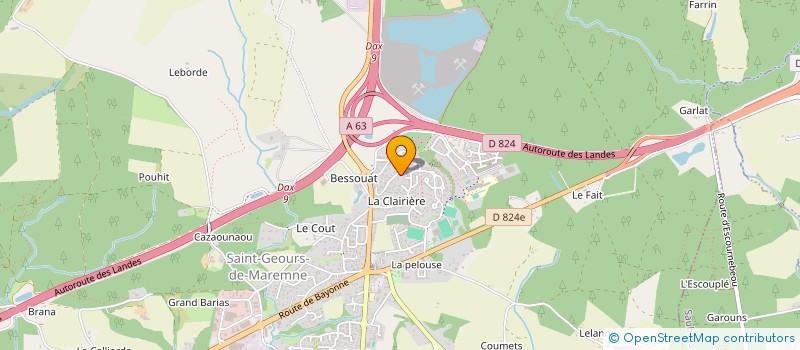 localisation de l'entreprise MONSIEUR NOA BRAVO  SAUBION